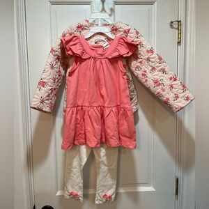 Cupcakes and Cashmere 3-piece Jacket Set Kids Toddler 4T NWT